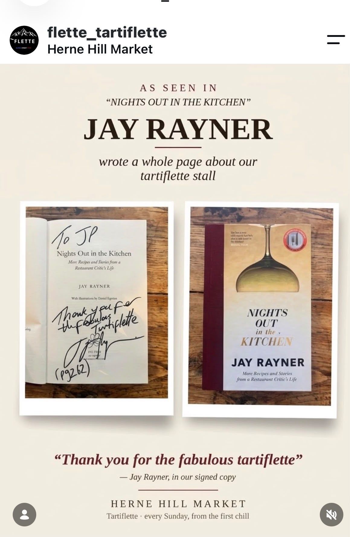 Jay Rayner mentioned us in his new book !