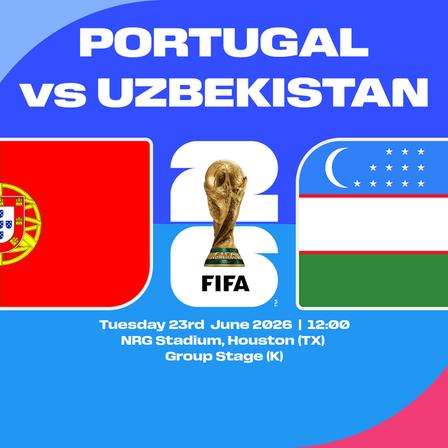 Portugal vs Uzbekistan