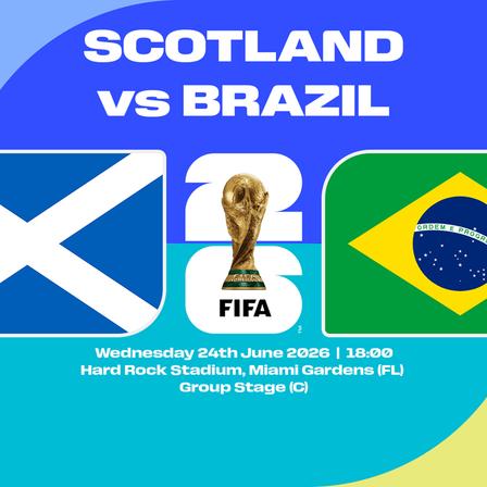 Scotland vs Brazil