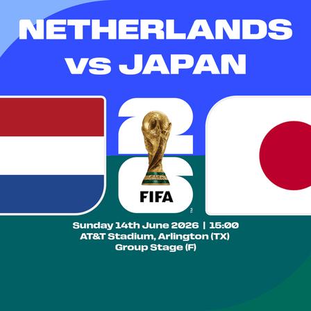 Netherlands vs Japan