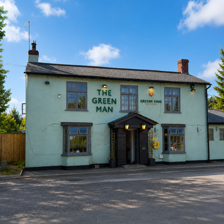 The Green Man in Royston