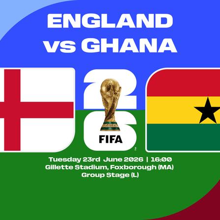 England vs Ghana