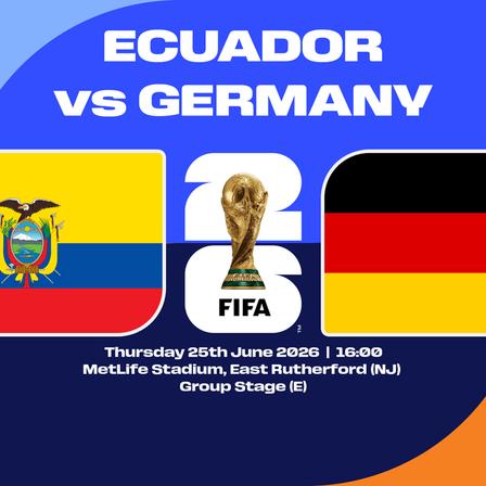 Ecuador vs Germany