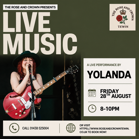 Live Music - Friday 28th August