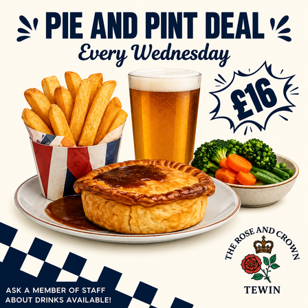 Pie & Pint Wednesdays