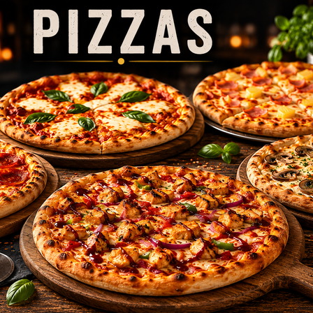 Pizzas Menu