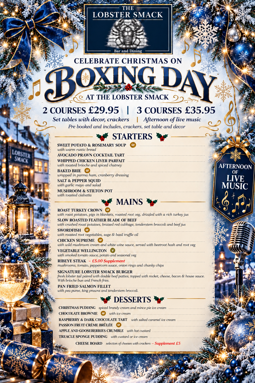 Celebrate Christmas on BOXING DAY!