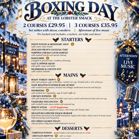 Celebrate Christmas on BOXING DAY!