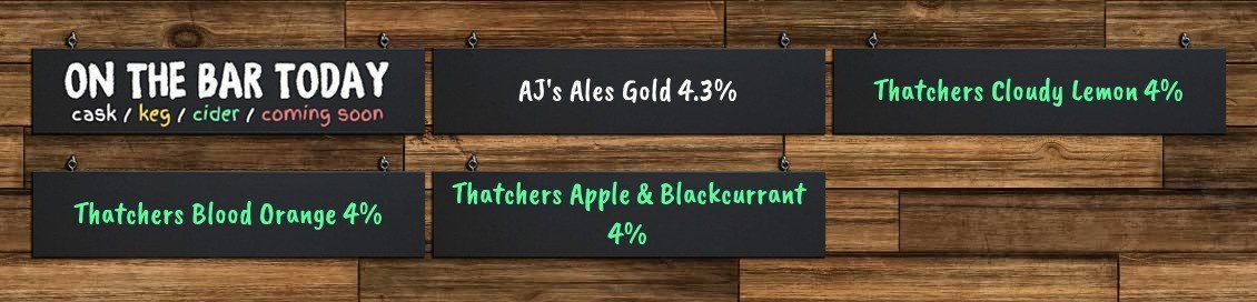 Current Real Ales