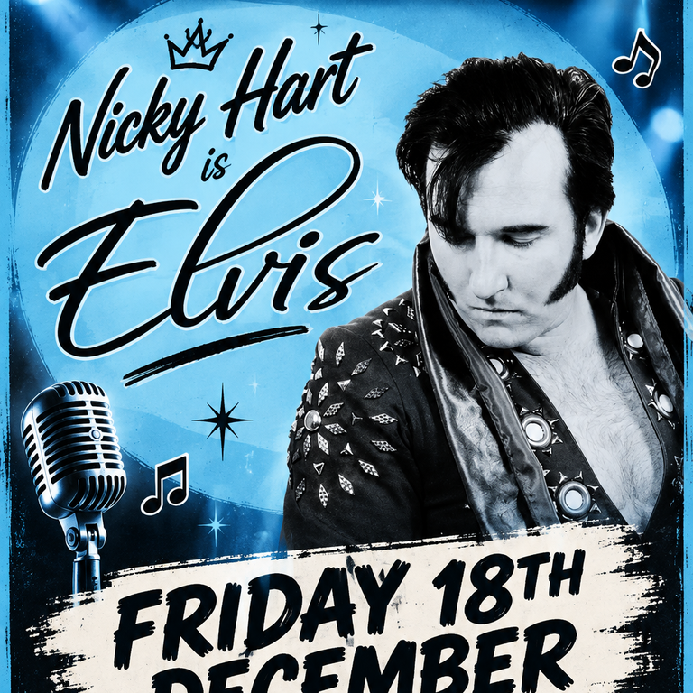 Nicky Hart is Elvis
