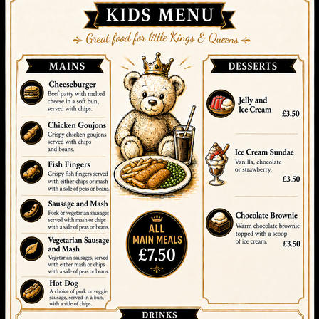 Children's Menu