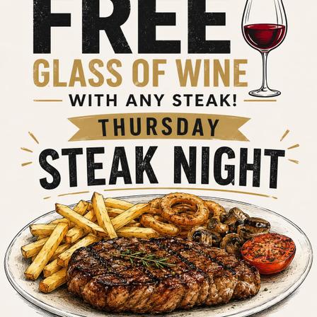 Thursday Steak Night Special