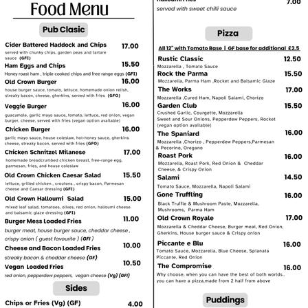 Main Menu April - September