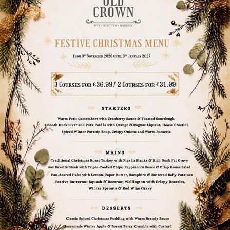 CHRISTMAS PARTY MENU