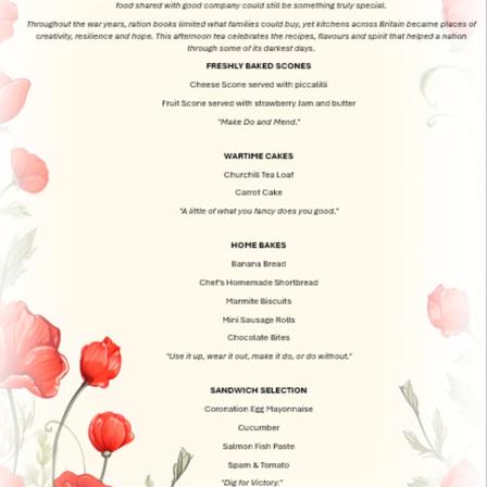 D Day Ration Afternoon Tea