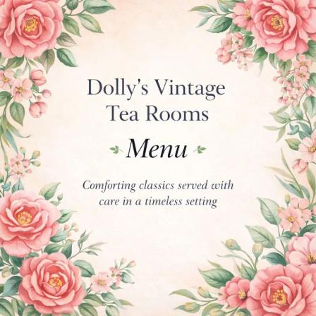 Dolly's Vintage Tea Room Menu