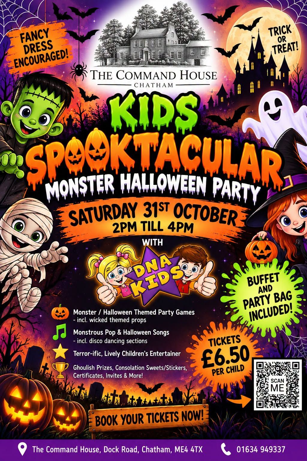 Spooktacular Monster Halloween Party