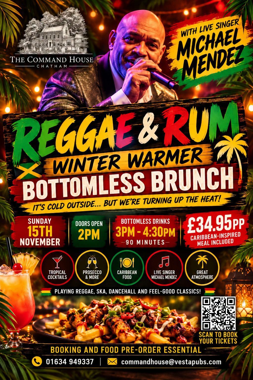 Reggae & Rum: Winter Warmer Bottomless Brunch
