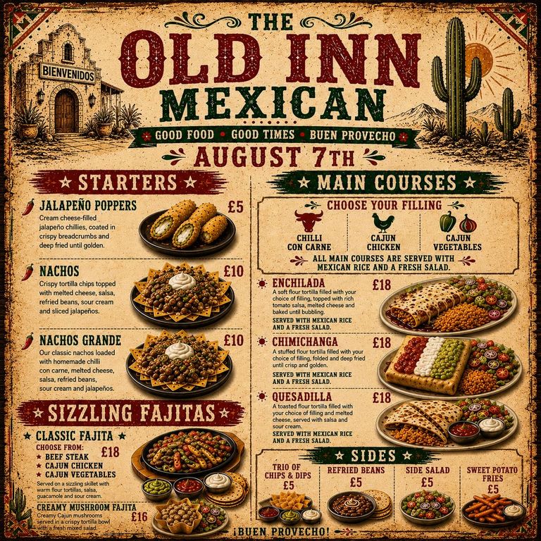 Mexican Food Theme Night