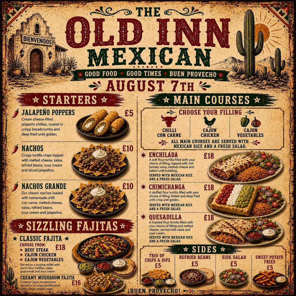 Mexican Food Theme Night