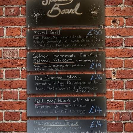 The Old Inn Specials Board