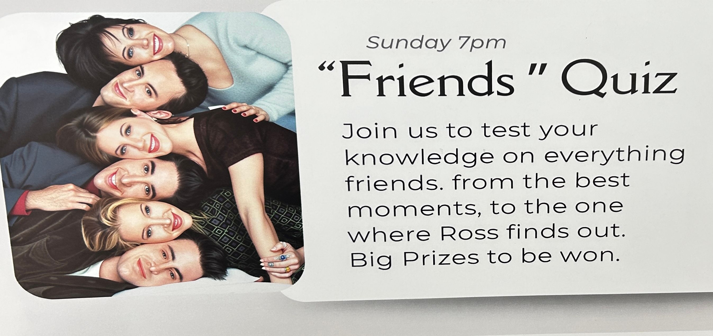 "Friends" Quiz