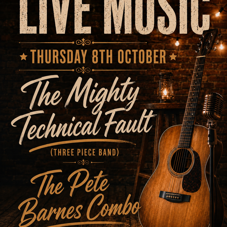 Live Music: The Mighty Technical Fault & The Pete Barnes Combo