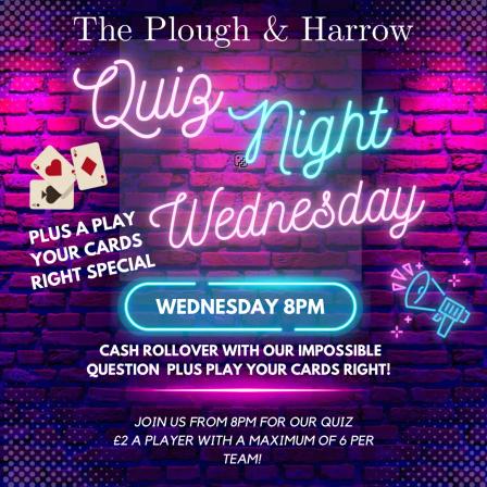 Quiz Night Wednesday 8pm