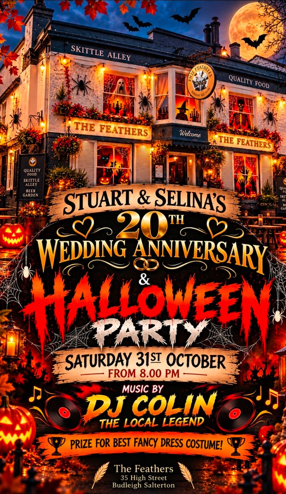 Halloween & anniversary party