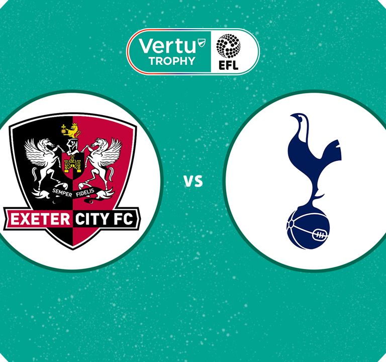 Exeter City vs Tottenham Hotspur U21
