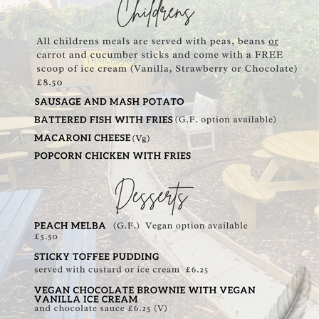 Childrens & Desserts