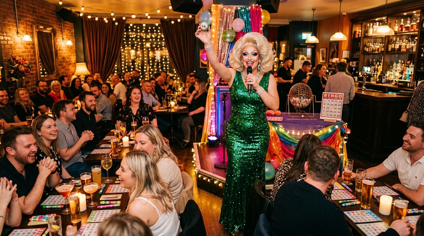 The Kent Drag Queens Bingo at The St Crispin Inn